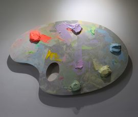 31.5″ x 48.5″
acrylic, wood, resin Palette 6
